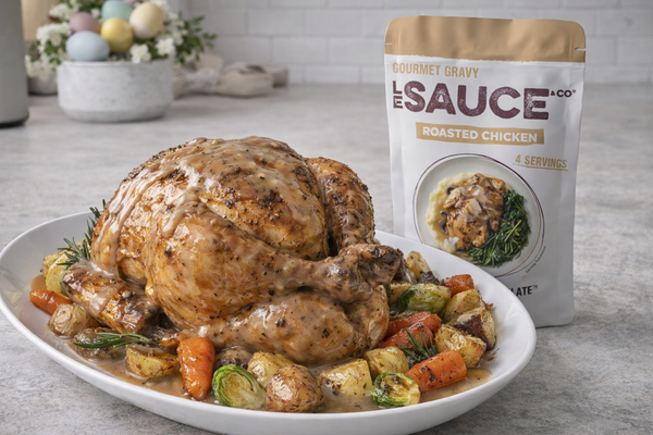 Easy One-Pan Roasted Chicken Dinner (Serves 4)