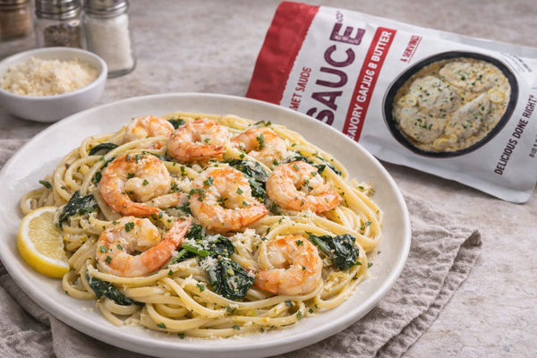 Garlic Butter Shrimp Pasta