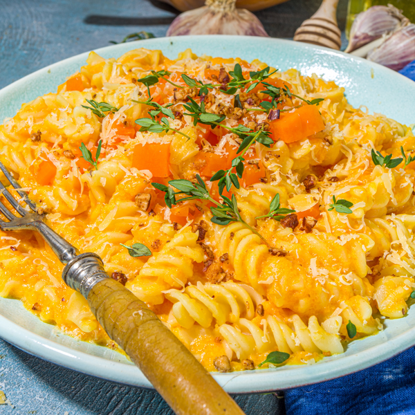Roasted Butternut Squash & Marry Me Chicken™ Pasta with Shrimp