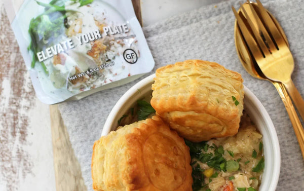 Savory Garlic & Butter Chicken Pot Pie