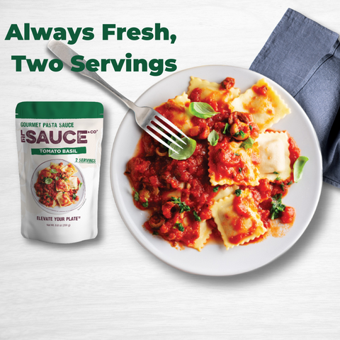 tomato basil and plate