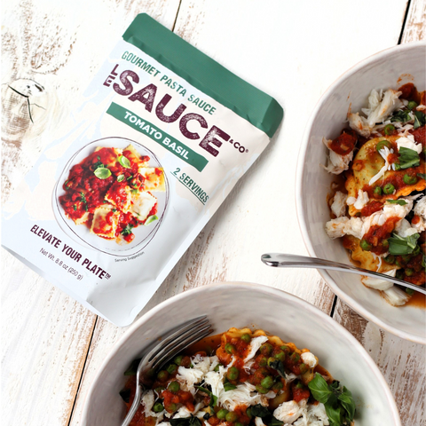 Easy & Delicious 4 Ingredient Date Night Tomato Basil Ravioli