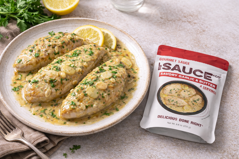 Savory Garlic & Butter Turkey Cutlets