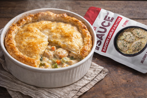 Garlic Butter Chicken Pot Pie