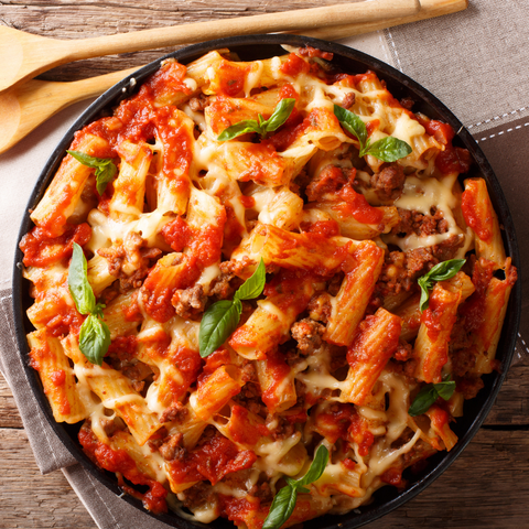 easy and delicious le sauce & co. tomato basil baked ziti