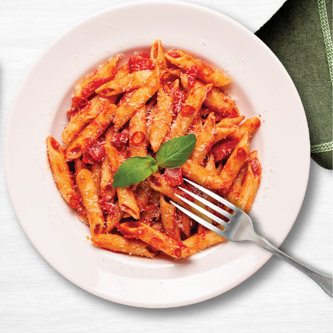 le sauce & Co. quick and easy 3 ingredient spicy pomodoro pasta