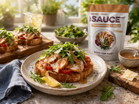 Summer Open-Faced Turkey Sandwiches with a Twist