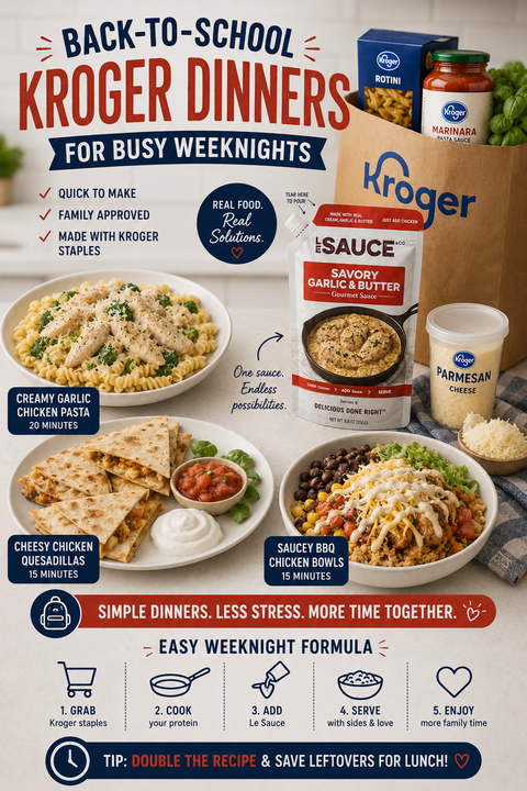 Back-to-School Kroger Dinners for Busy Weeknights