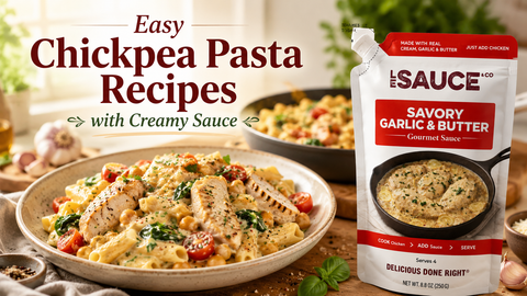 Easy Chickpea Pasta Recipes with Creamy Sauce