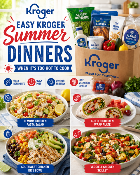Easy Kroger Summer Dinners When It’s Too Hot to Cook