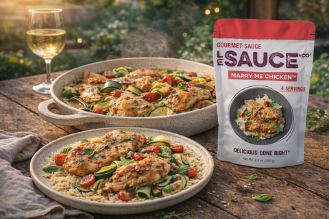 Marry Me Chicken Skillet with Summer Veggies