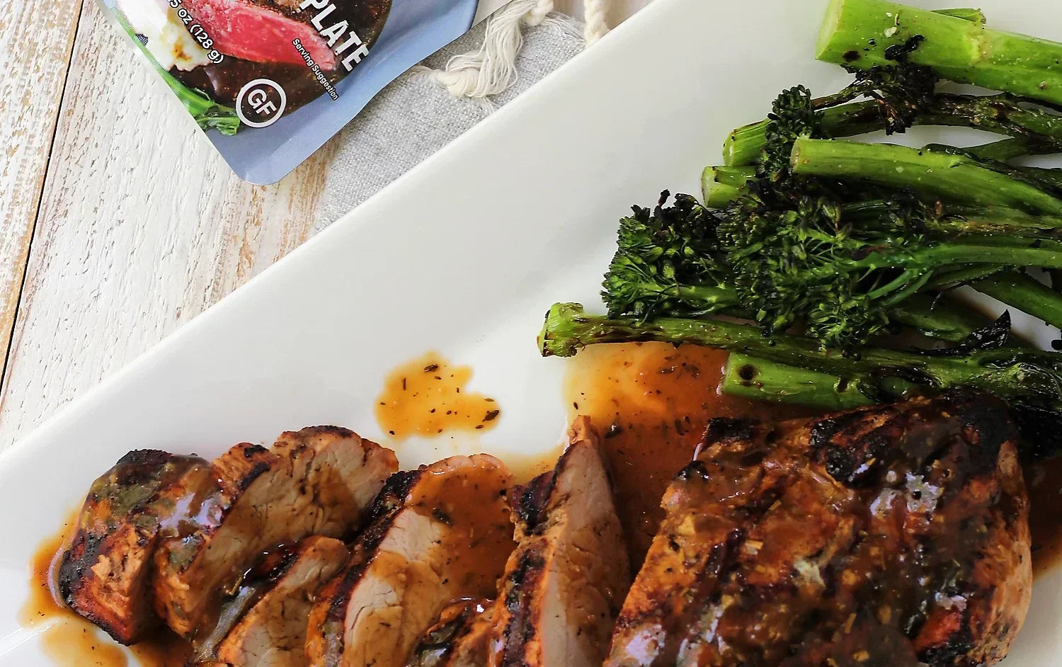 Date Night Grilled Pork Tenderloin with DemiGlace Le Sauce & Co.