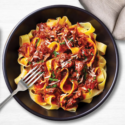 High Protein Savory Provencal Pappardelle Pasta