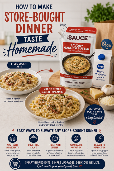 How to Make Store-Bought Dinner Taste Homemade