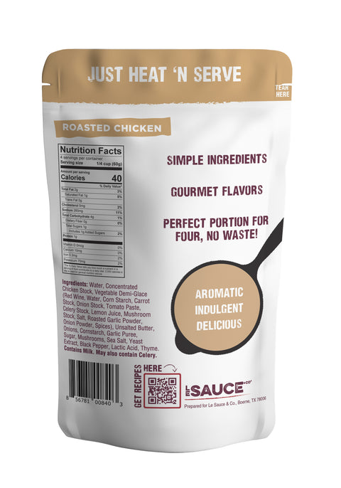 4-Serving Roasted Chicken Gourmet Gravy