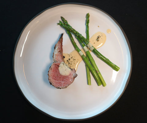 Date Night Lamb Chop Appetizer with Classic Green Peppercorn