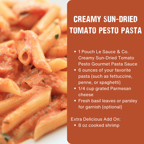Creamy Sun-Dried Tomato Pesto Pasta