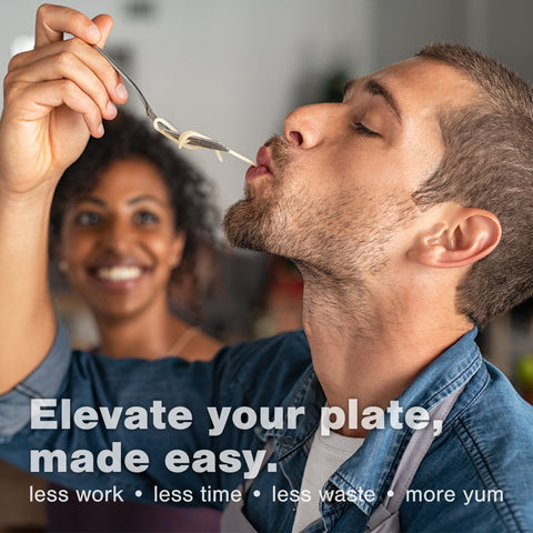 Elevate Your plate made easy less work less time less waste more yum