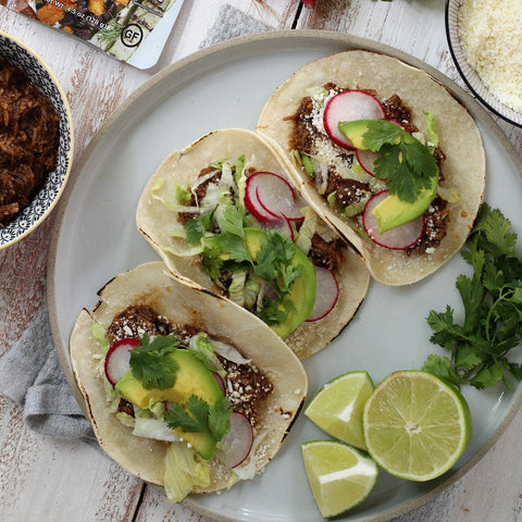 Pulled Pork Taco with Mole de Puebla