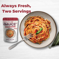 classic marinara and plate