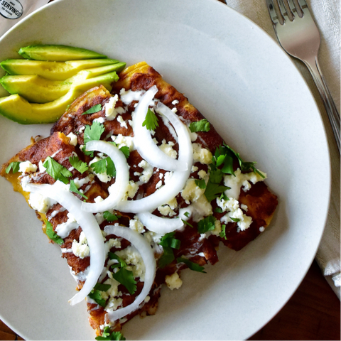 Chicken Mole Enchiladas