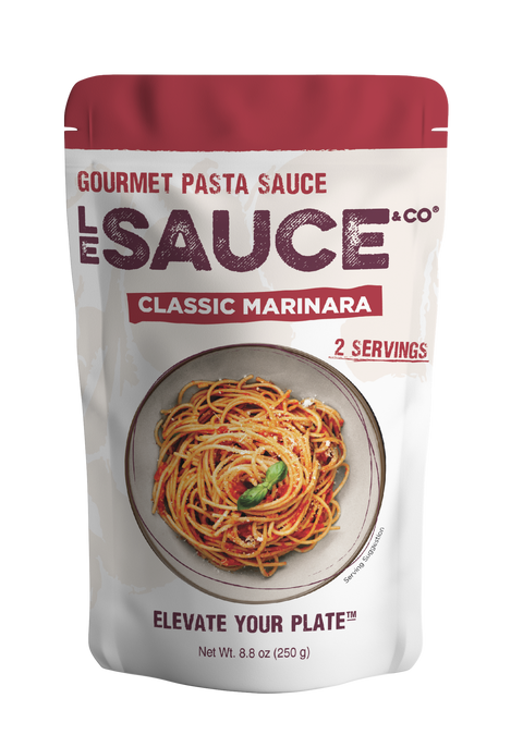 le sauce & Co. classic marinara gourmet pasta sauce