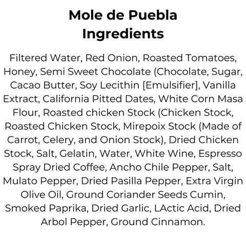 Mole de Puebla Gourmet Finishing Sauce