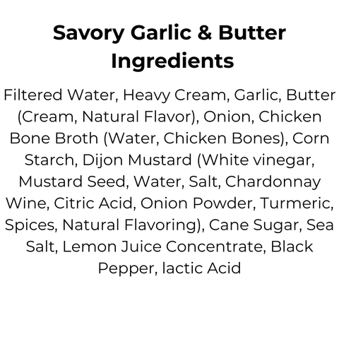 Savory Garlic & Butter Gourmet Sauce (Coming Soon)