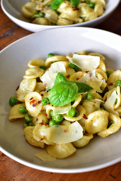 Summer Fresh Orecchiette & Peas